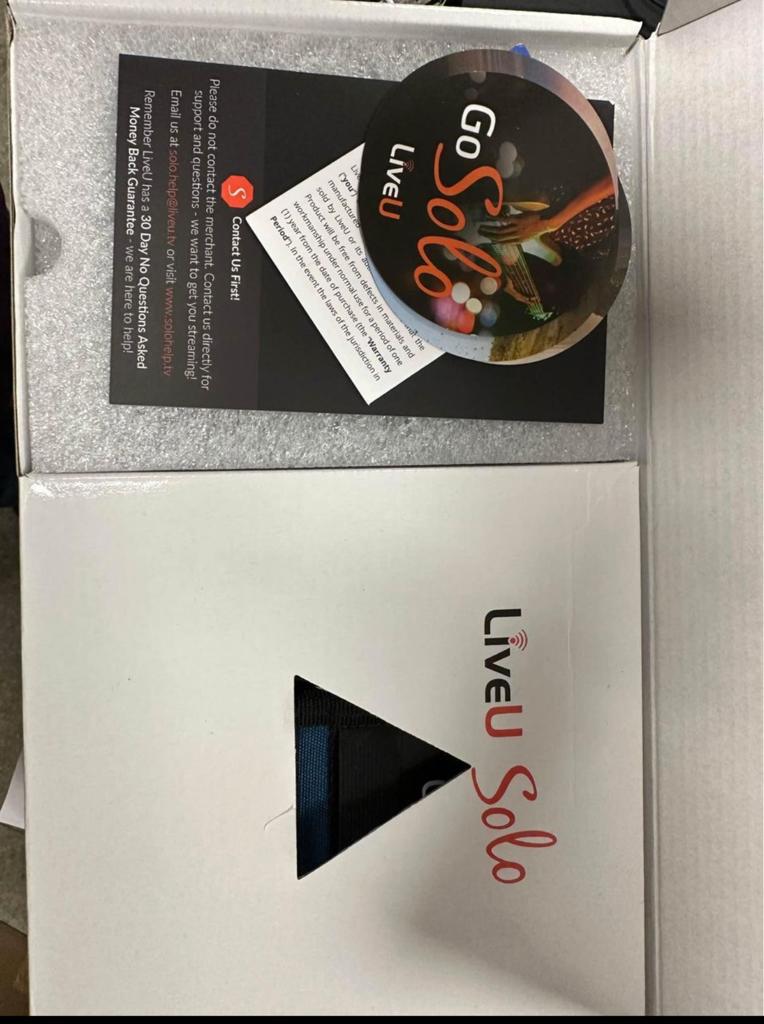 Vendo LiveU Solo HDMI NUEVO