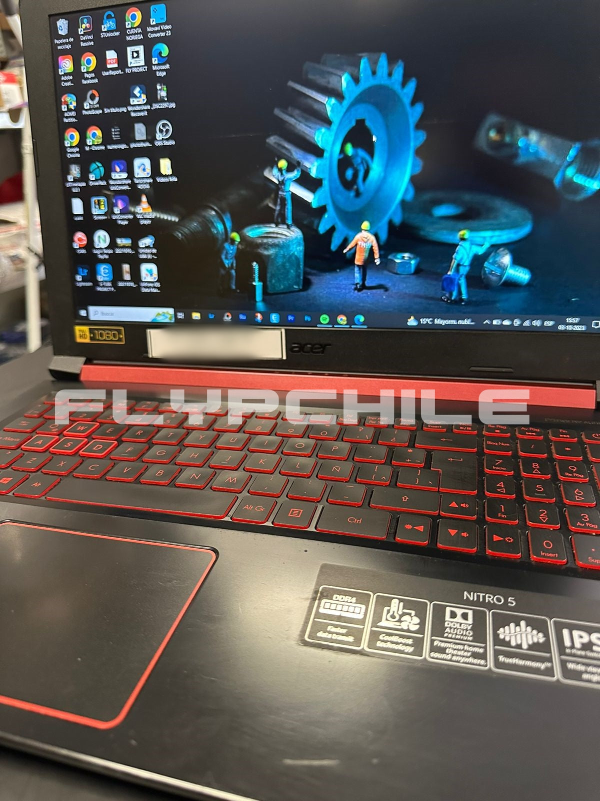 NOTEBOOK ACER NITRO I7 GTX1050 GAMER
