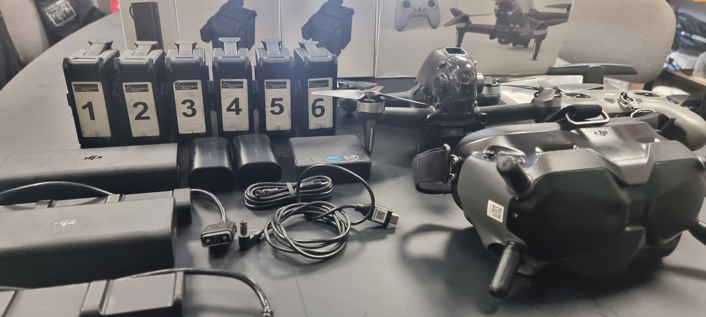 DRONE DJI FPV USADO FLY MORE COMBO X2