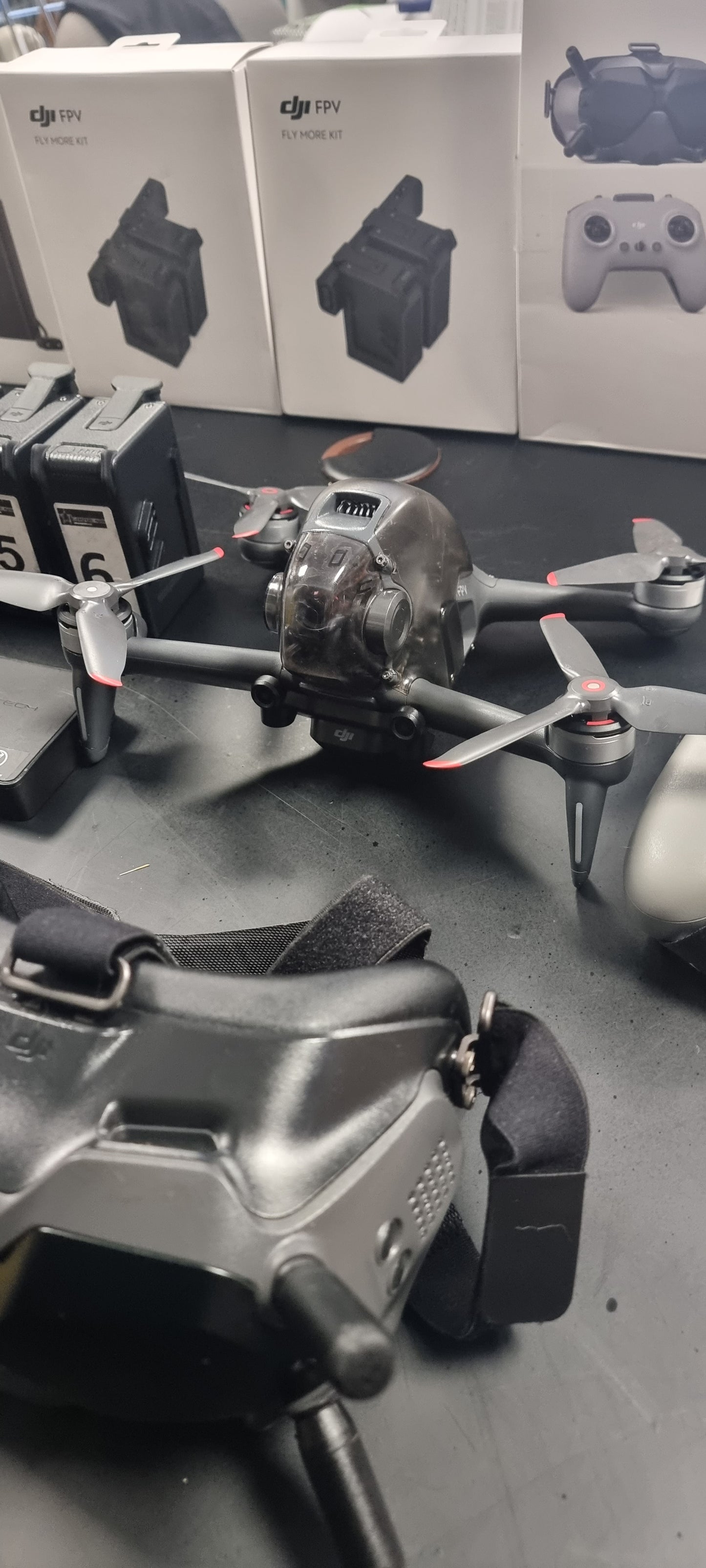 DRONE DJI FPV USADO FLY MORE COMBO X2