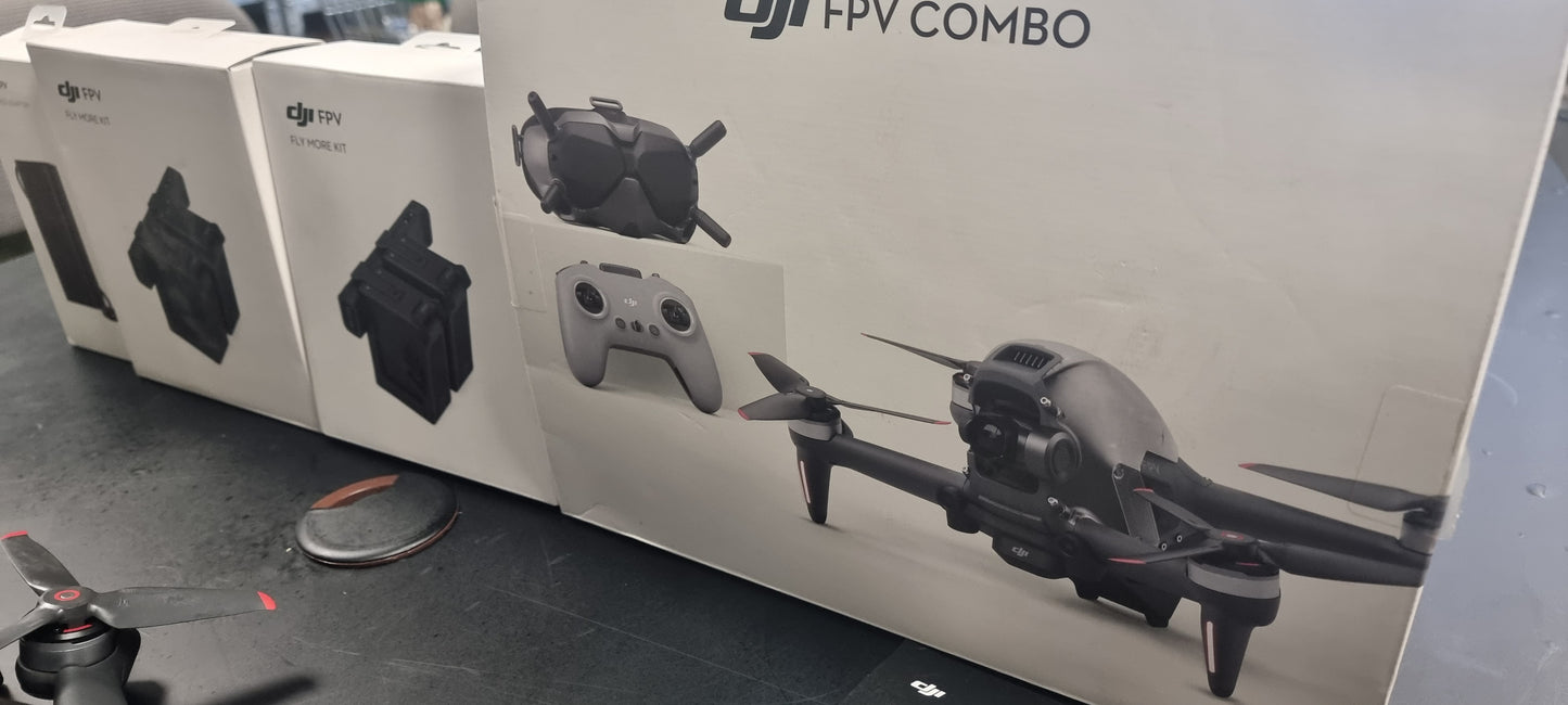 DRONE DJI FPV USADO FLY MORE COMBO X2