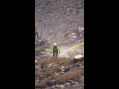 ENDURO SERIES LA PARVA Round 1 Enduro 1 Rider 82 Sebastian Fredericksen