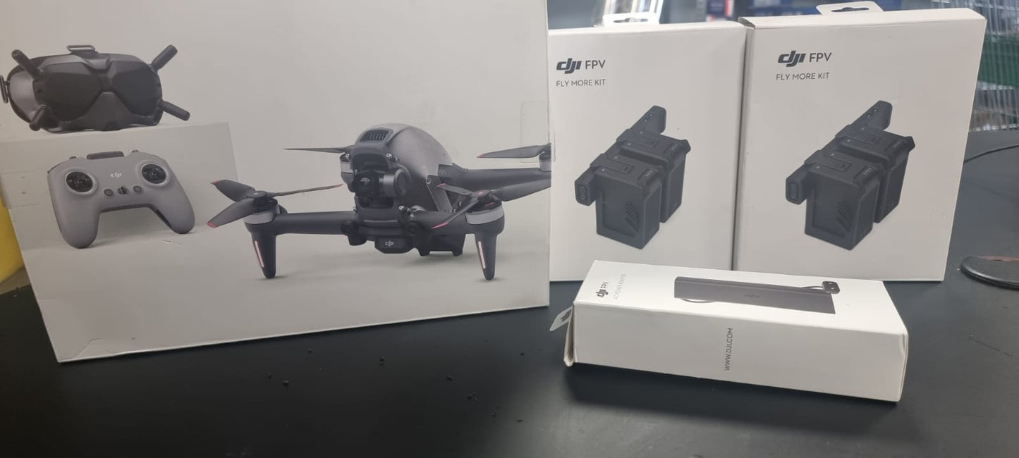 DRONE DJI FPV USADO FLY MORE COMBO X2
